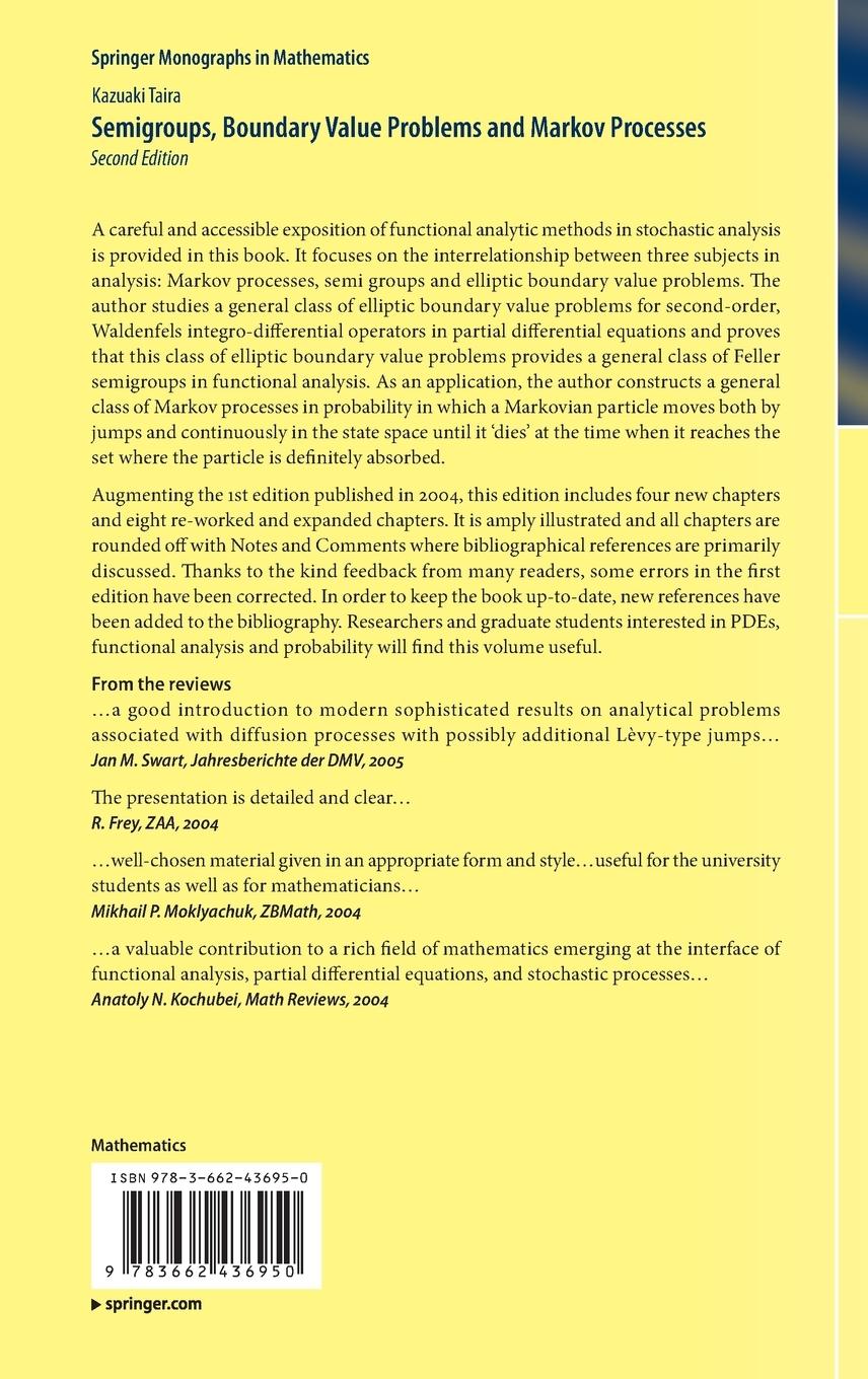 Rückseitencover Semigroups, Boundary Value Problems and Markov Processes