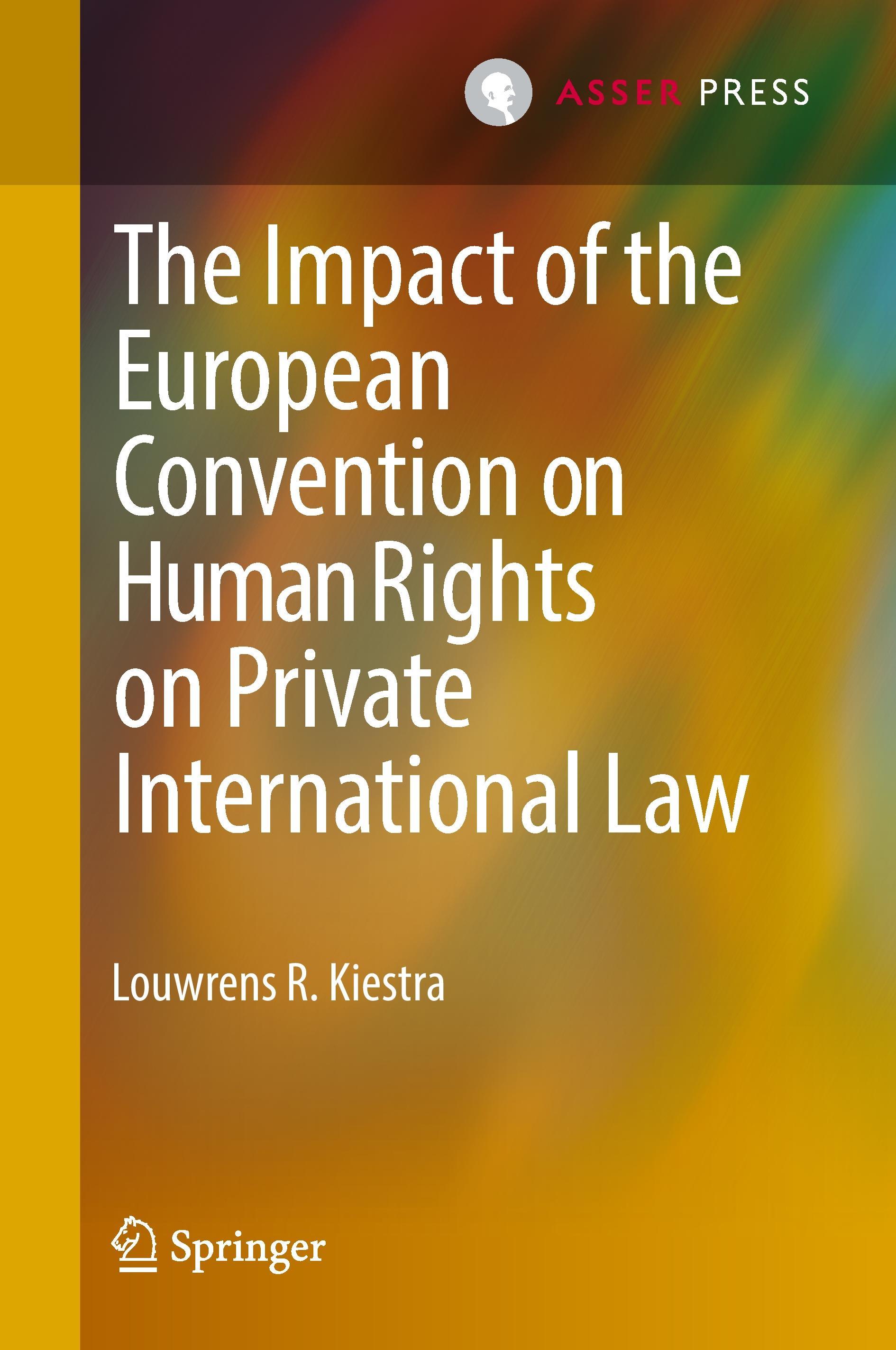 Vorderes Coverbild The Impact of the European Convention on Human Rights on Private International Law