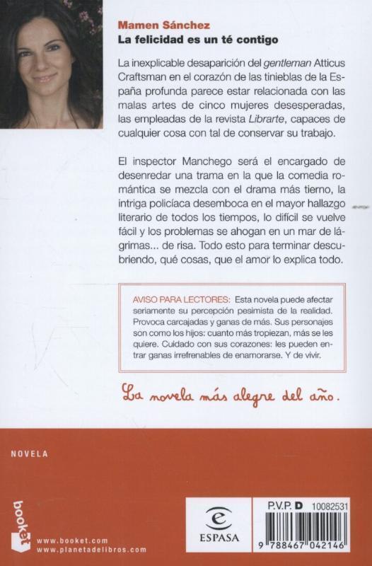Rückseitencover La felicidad es un té contigo
