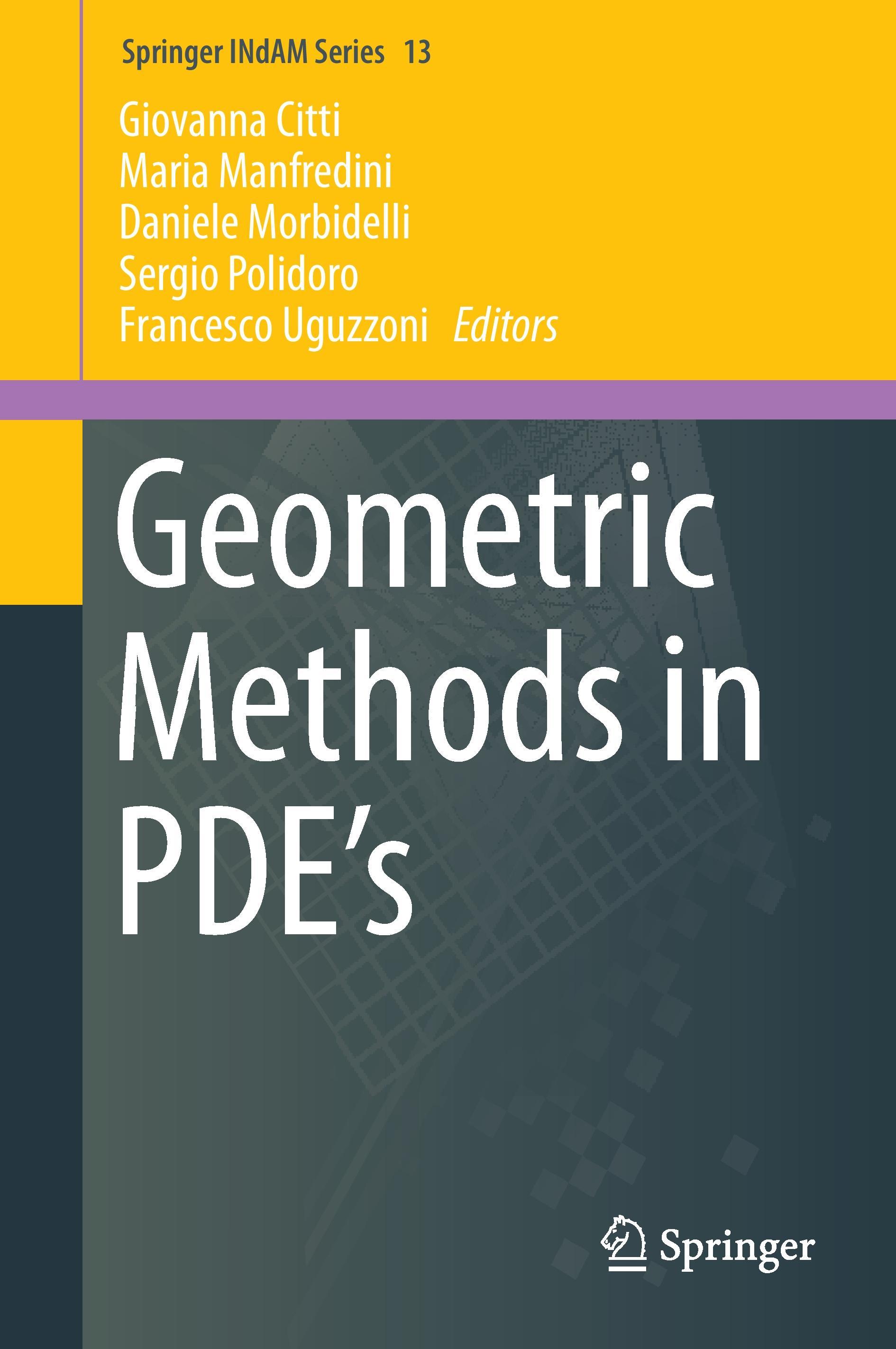 Vorderes Coverbild Geometric Methods in PDE's