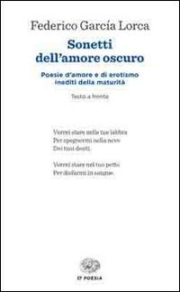 Vorderes Coverbild Sonetti dell'amore oscuro. Testo spagnolo a fronte