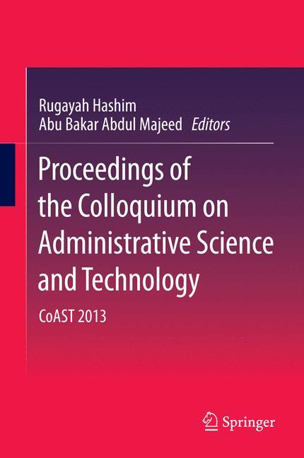 Vorderes Coverbild Proceedings of the Colloquium on Administrative Science and Technology