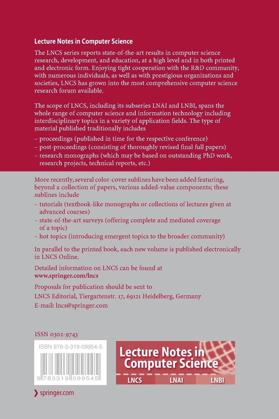 Rückseitencover Discrete Geometry for Computer Imagery