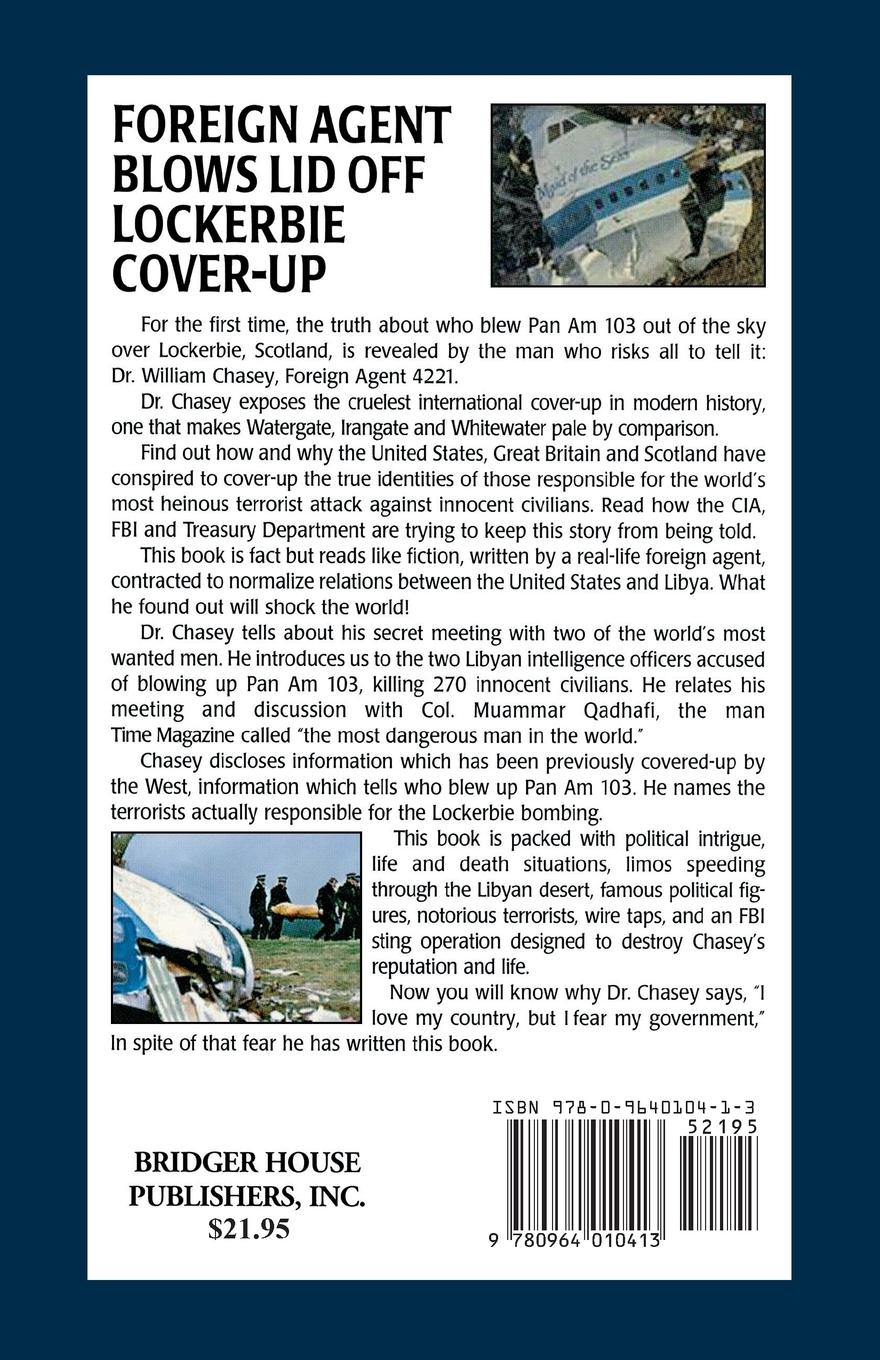 Rückseitencover Pan Am 103  - The Lockerbie Cover-Up