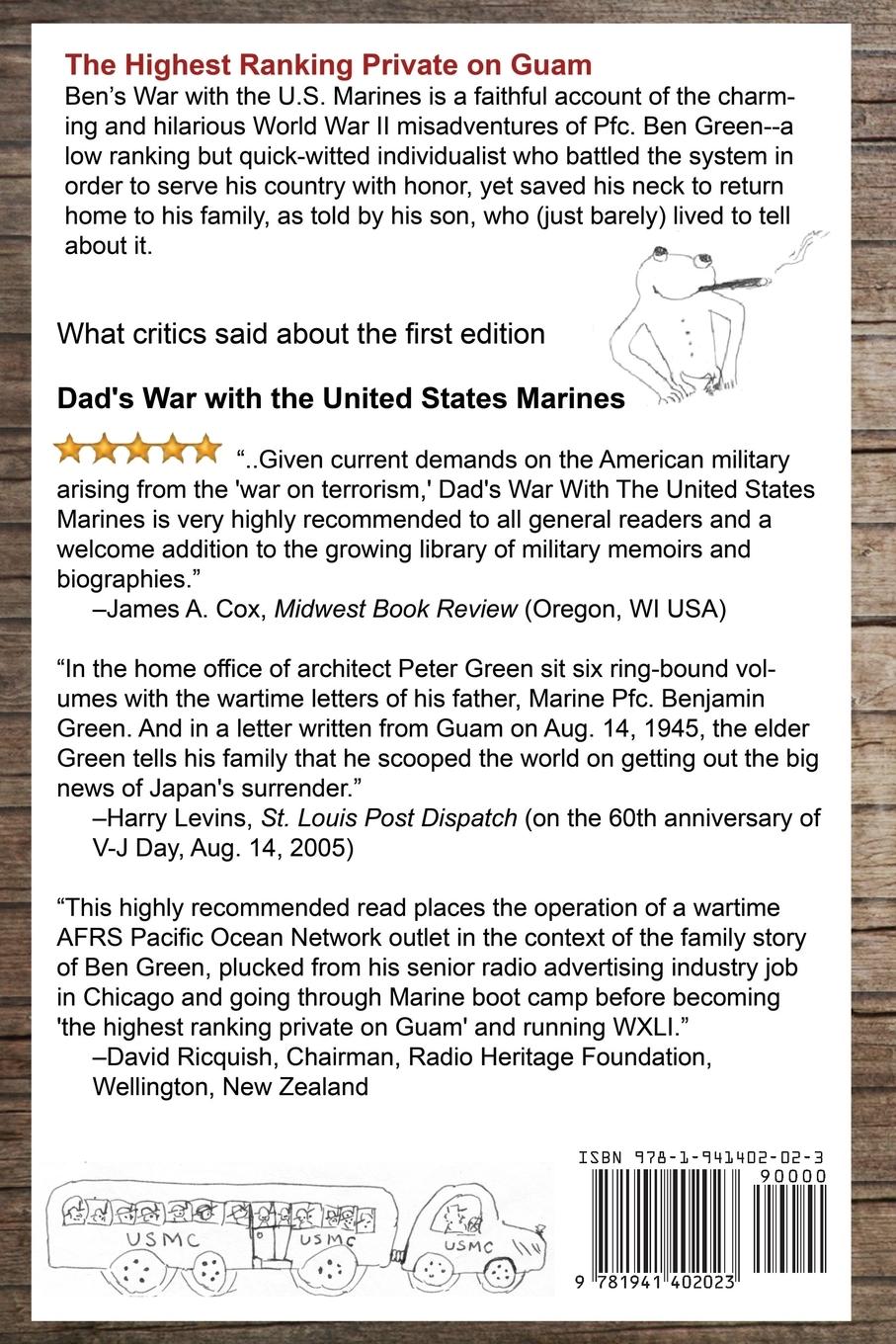 Rückseitencover Ben's War with the U. S. Marines