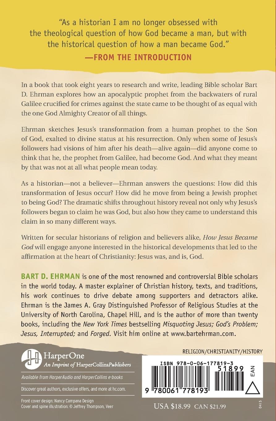 Rückseitencover How Jesus Became God