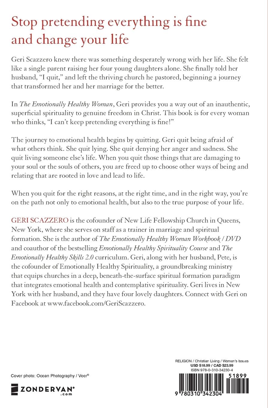 Rückseitencover The Emotionally Healthy Woman