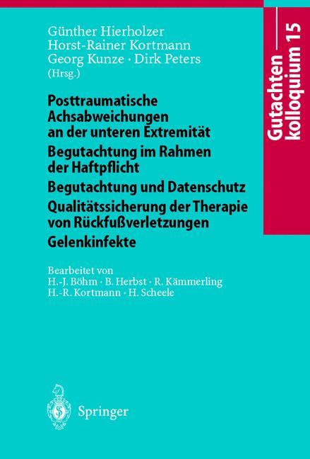 Vorderes Coverbild Gutachtenkolloquium 15