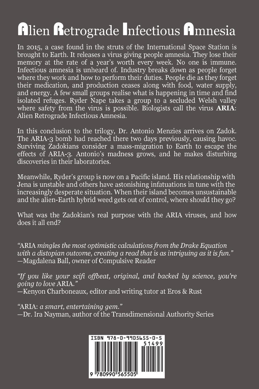 Rückseitencover Aria