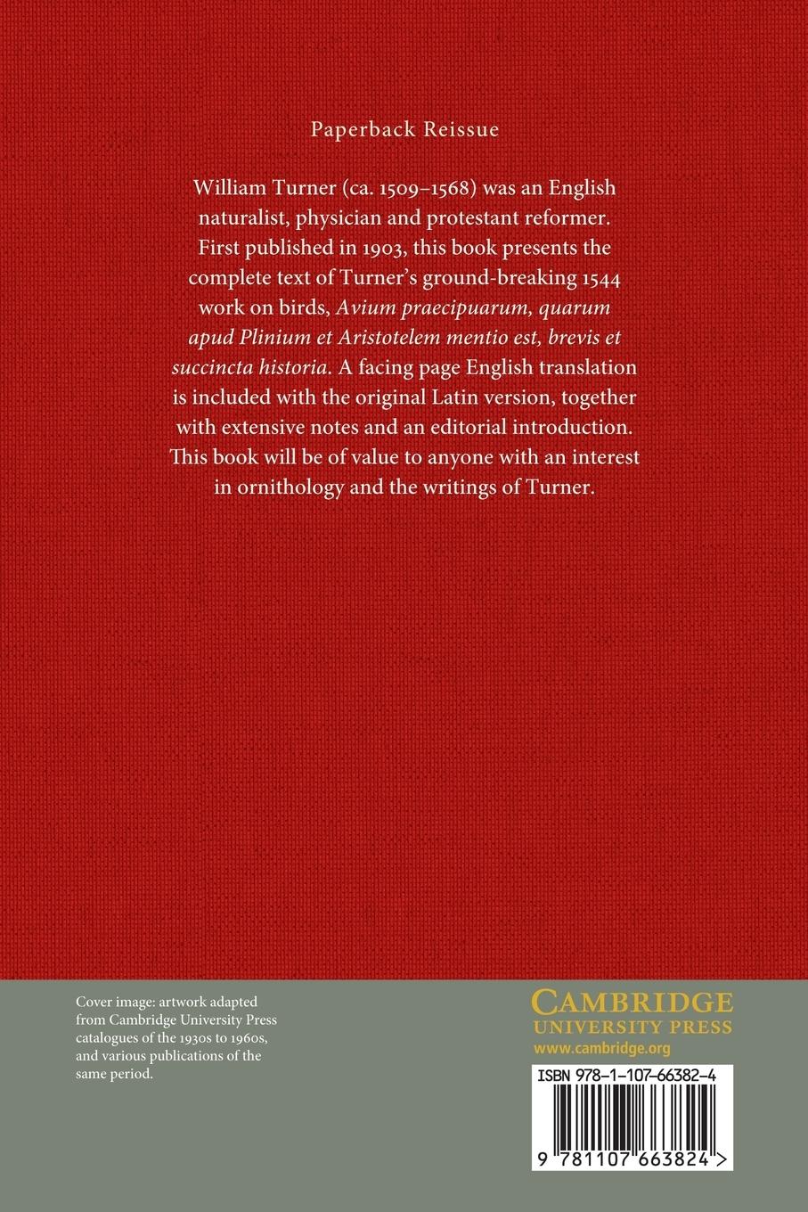 Rückseitencover Turner on Birds