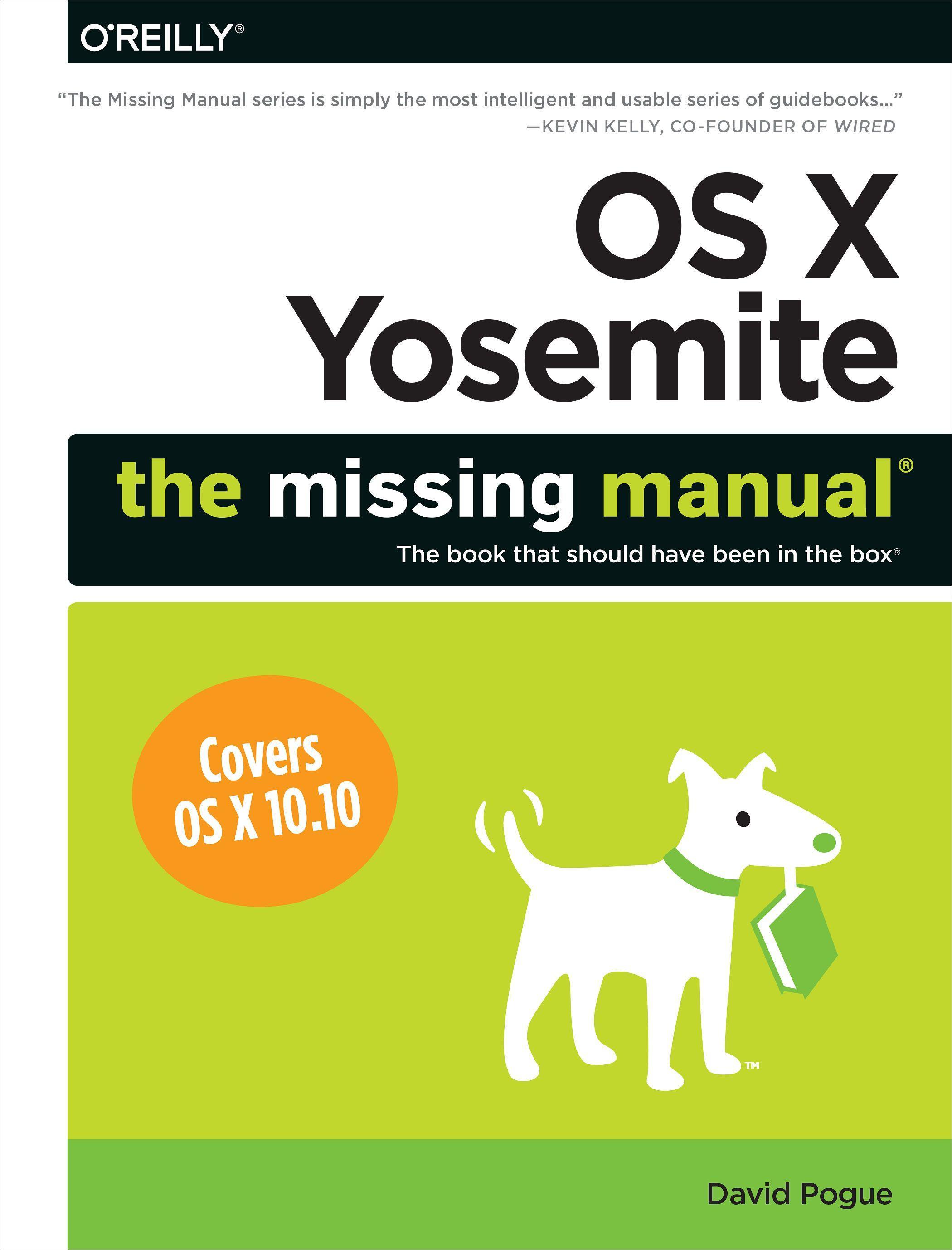 Vorderes Coverbild OS X Yosemite: The Missing Manual