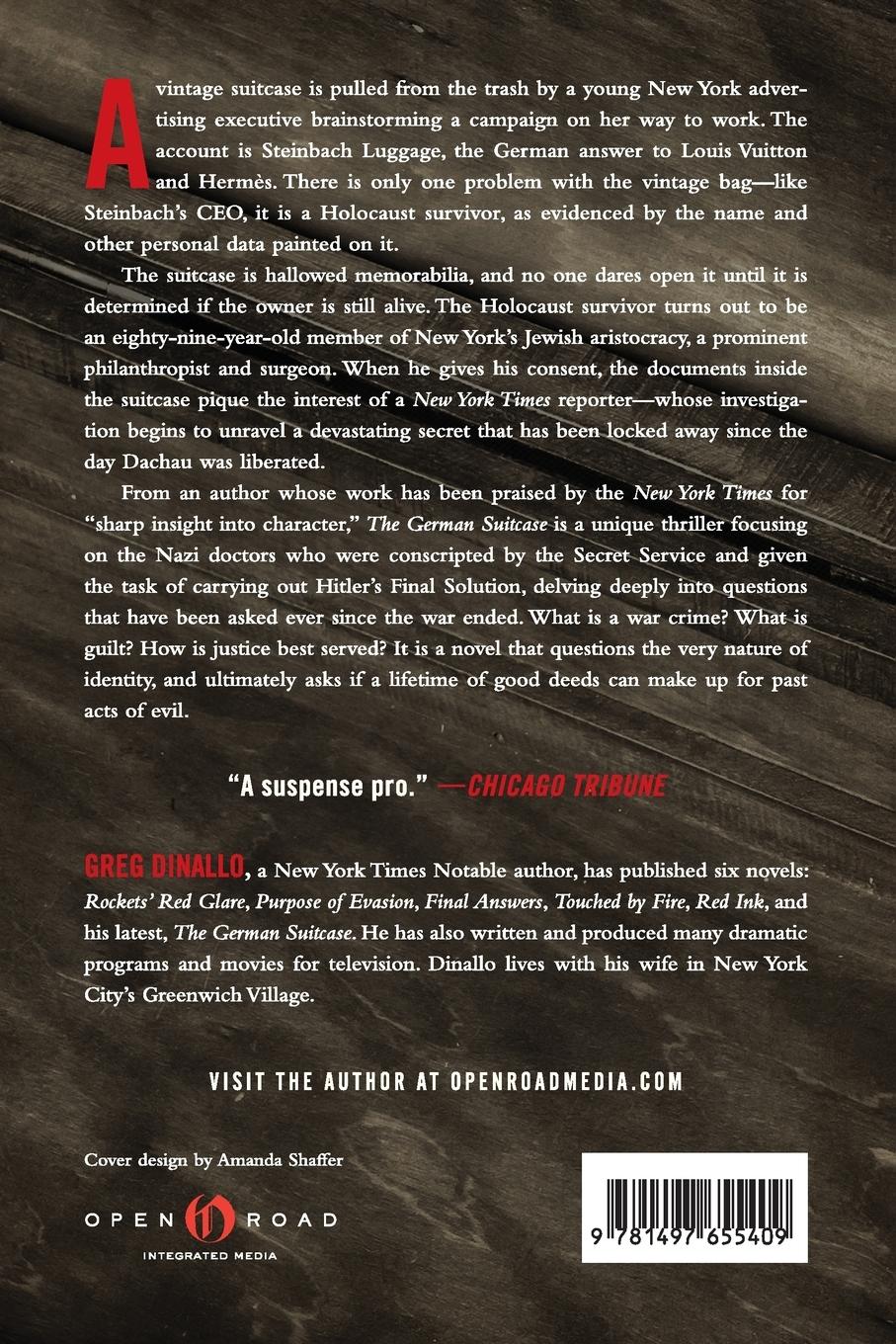 Rückseitencover The German Suitcase