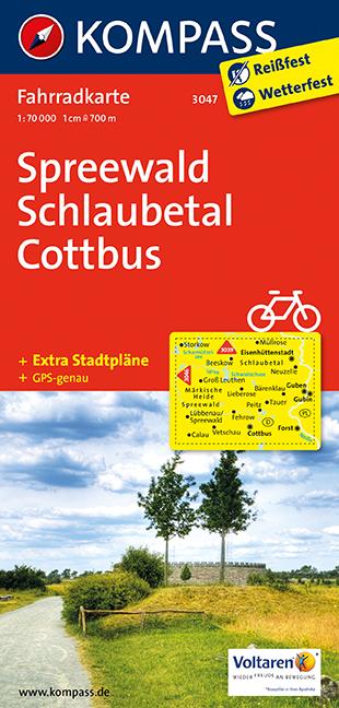 Vorderes Coverbild Spreewald - Schlaubetal - Cottbus 1 : 70 000