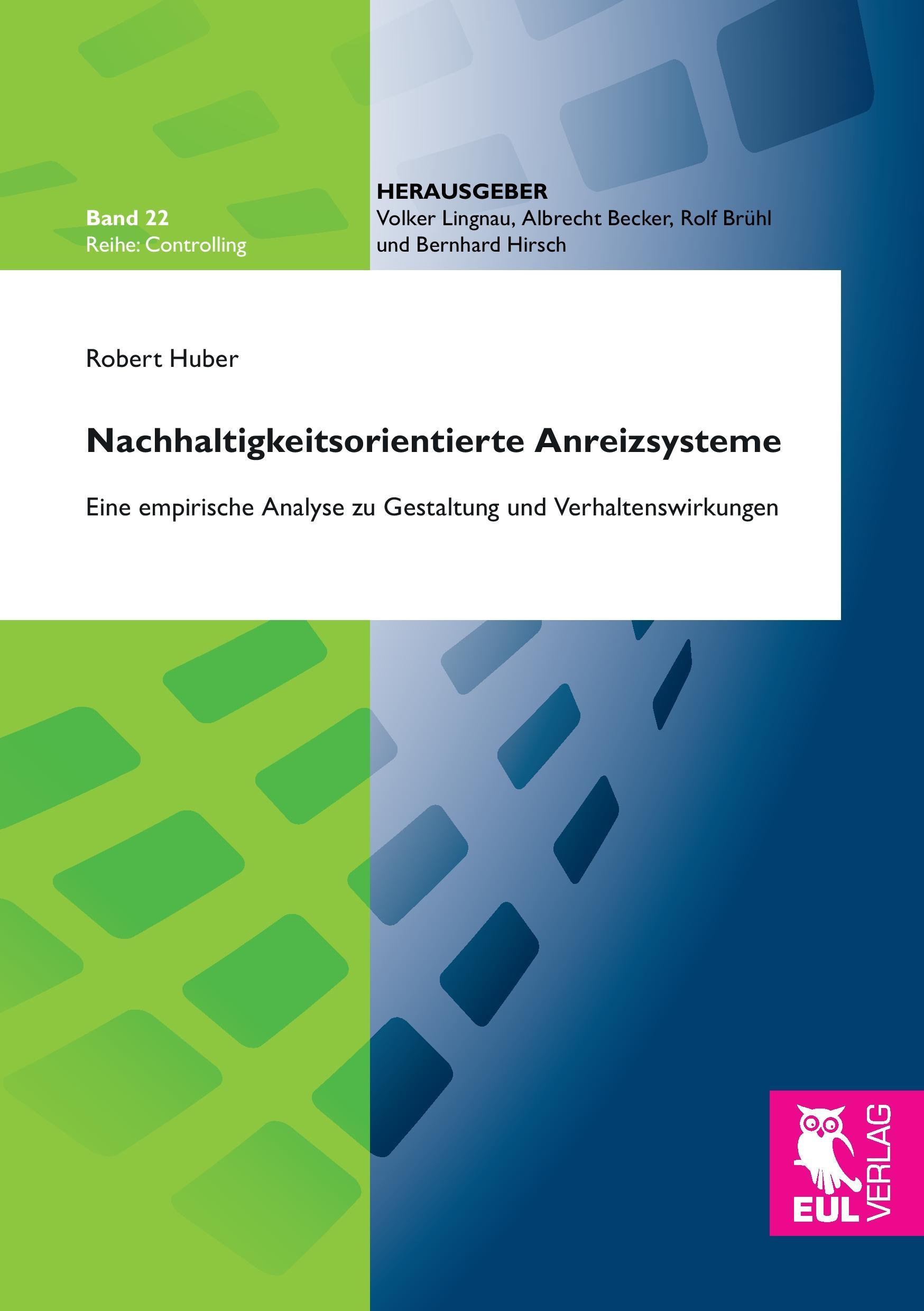 Vorderes Coverbild Nachhaltigkeitsorientierte Anreizsysteme