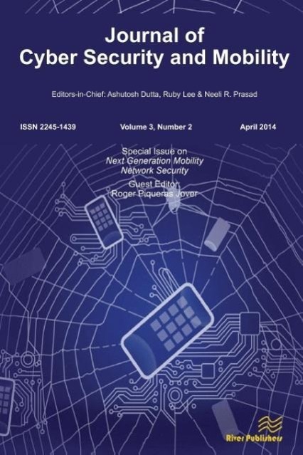 Vorderes Coverbild Journal of Cyber Security and Mobility 3-2, Special Issue on Next Generation Mobility Network Security