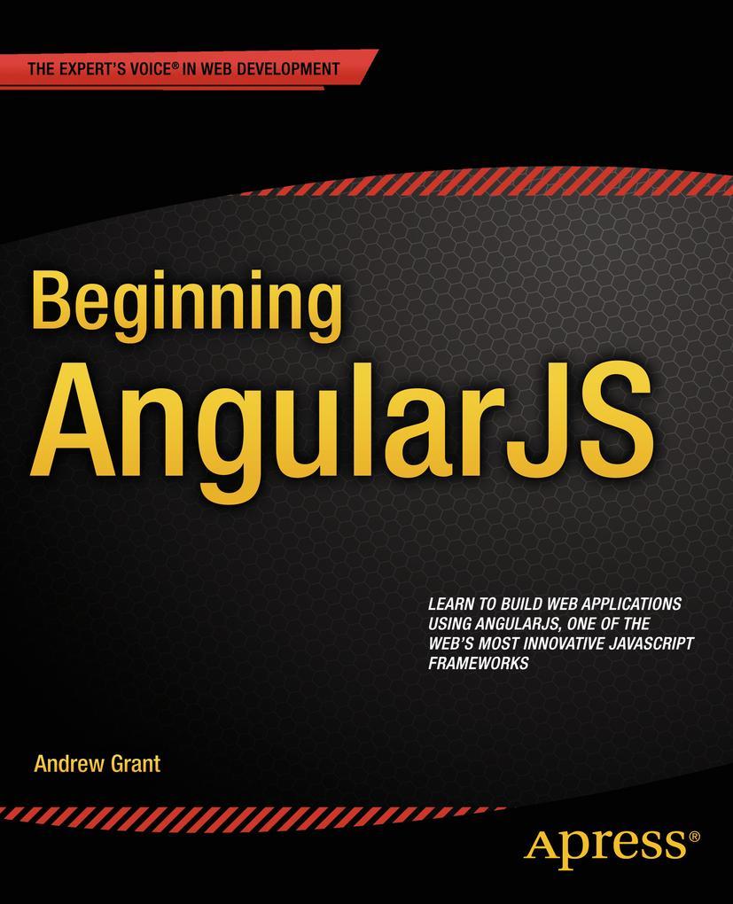 Vorderes Coverbild Beginning AngularJS