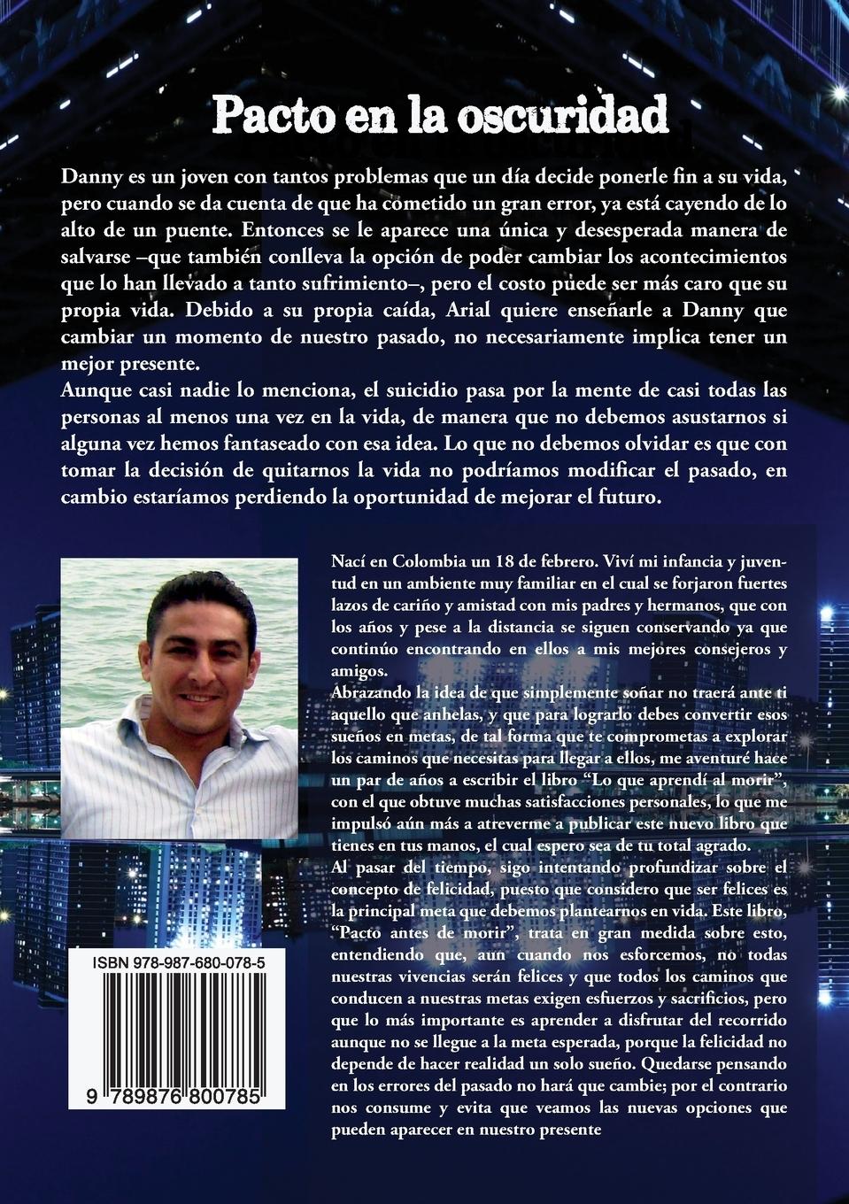 Rückseitencover Pacto En La Oscuridad