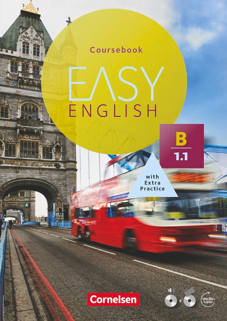 Vorderes Coverbild Easy English B1: Band 01. Kursbuch mit Audio-CD und Video-DVD