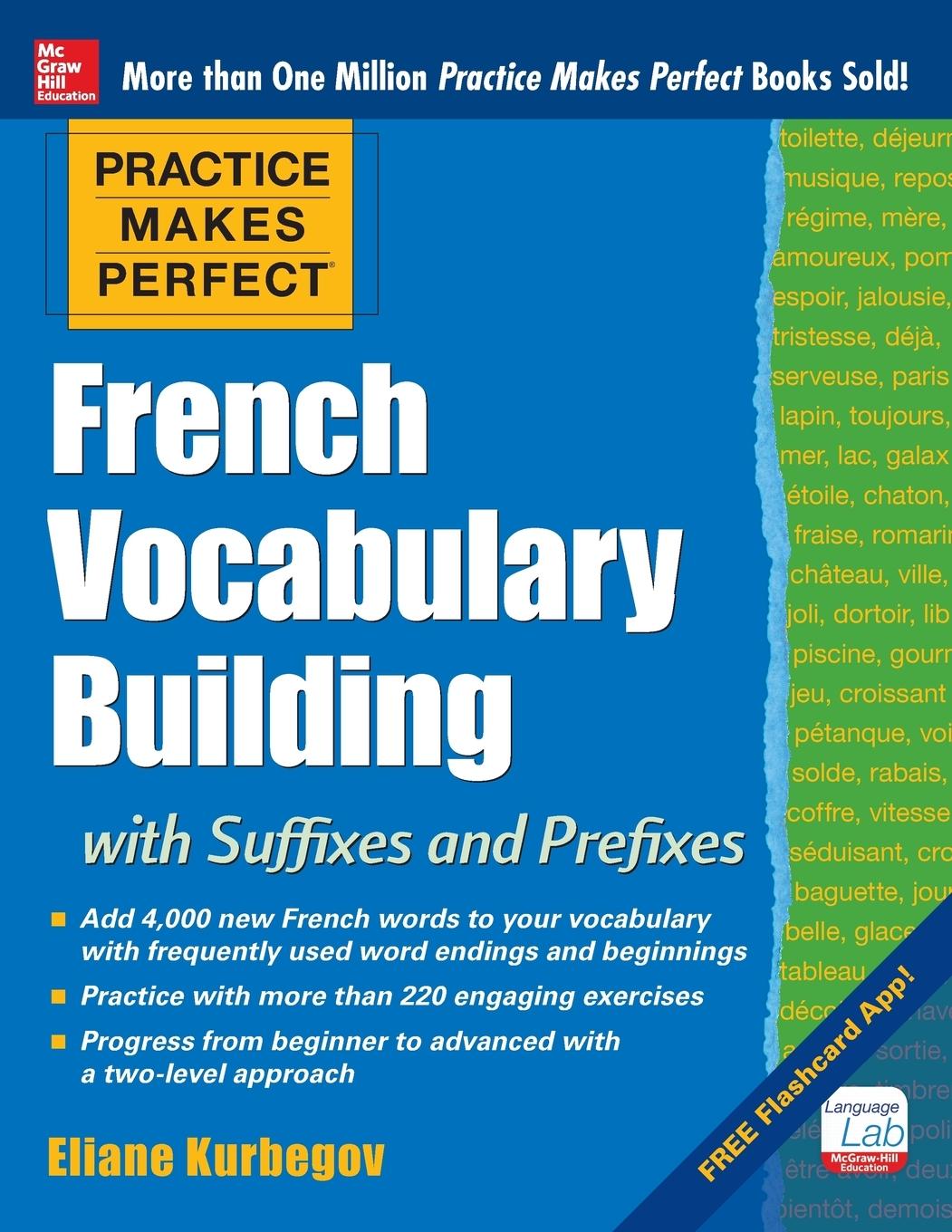 Vorderes Coverbild Practice Makes Perfect French Vocabulary Building with Suffixes and Prefixes