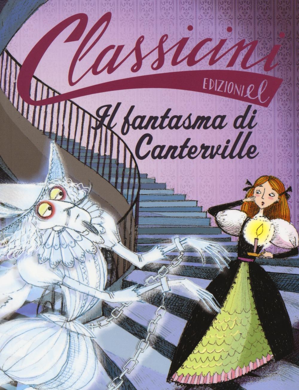 Vorderes Coverbild Il fantasma di Canterville da Oscar Wilde. Classicini