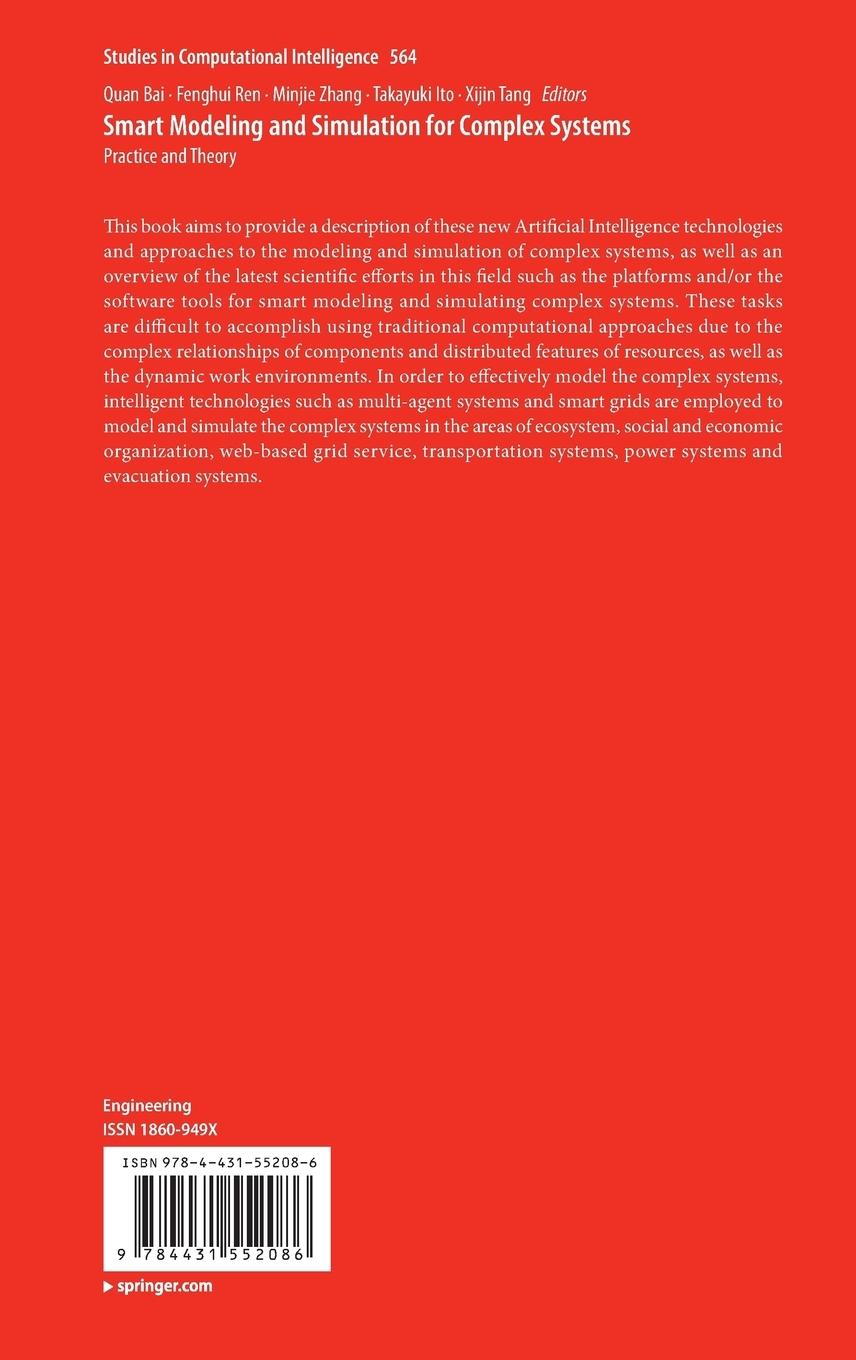 Rückseitencover Smart Modeling and Simulation for Complex Systems