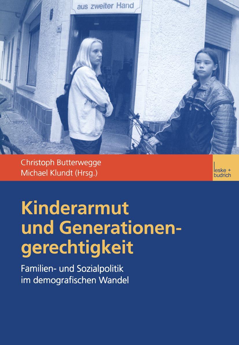 Vorderes Coverbild Kinderarmut und Generationengerechtigkeit