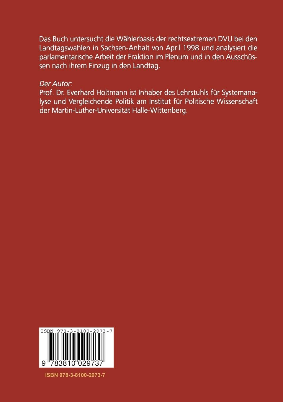 Rückseitencover Die angepassten Provokateure