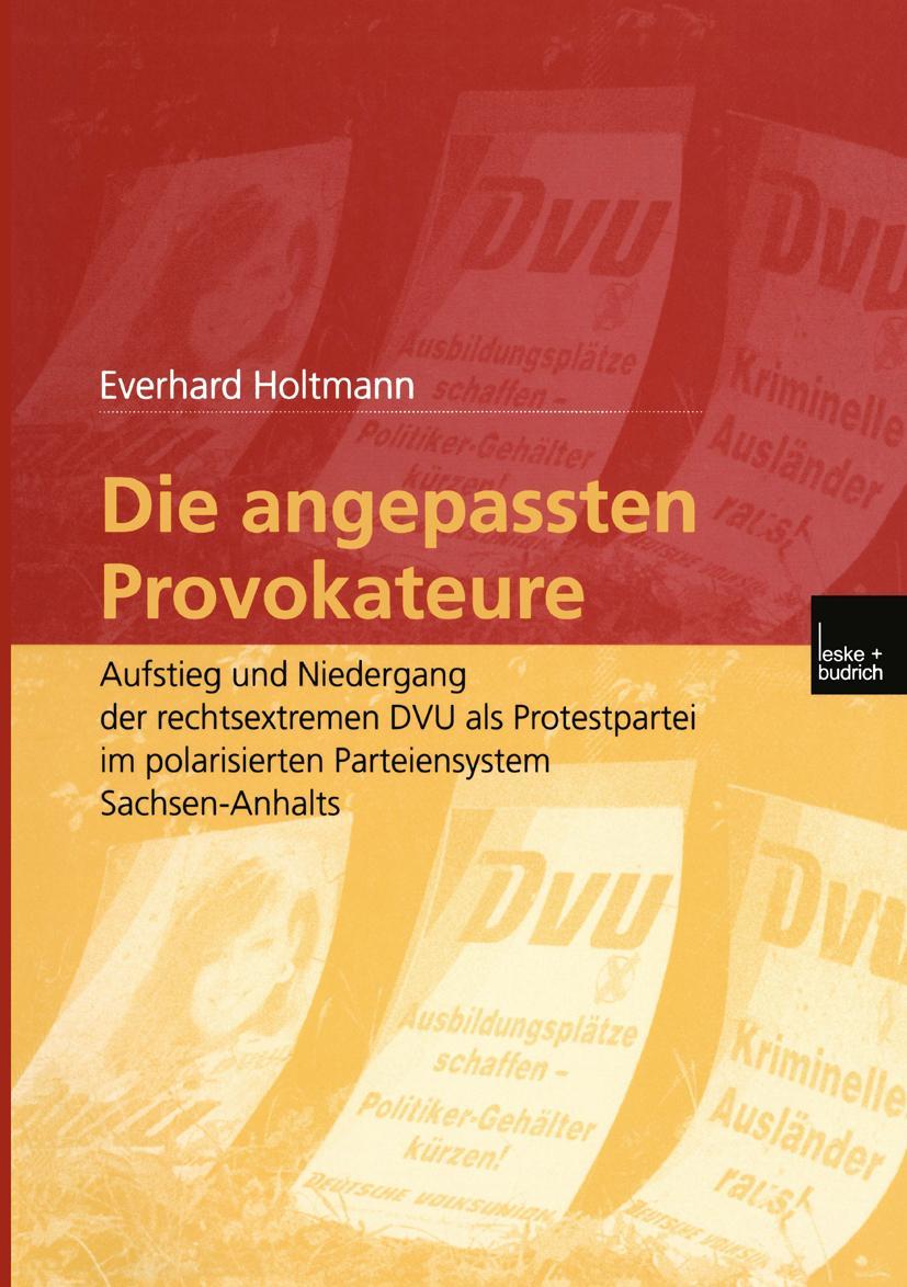 Vorderes Coverbild Die angepassten Provokateure