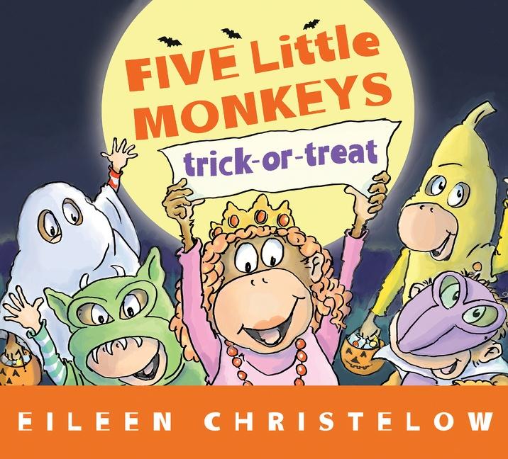 Vorderes Coverbild Five Little Monkeys Trick-Or-Treat Board Book