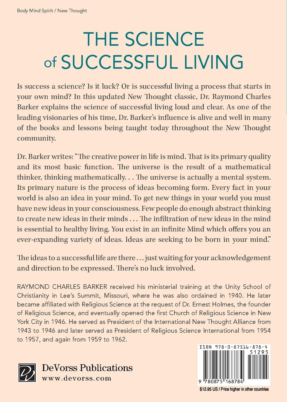Rückseitencover Science of Successful Living