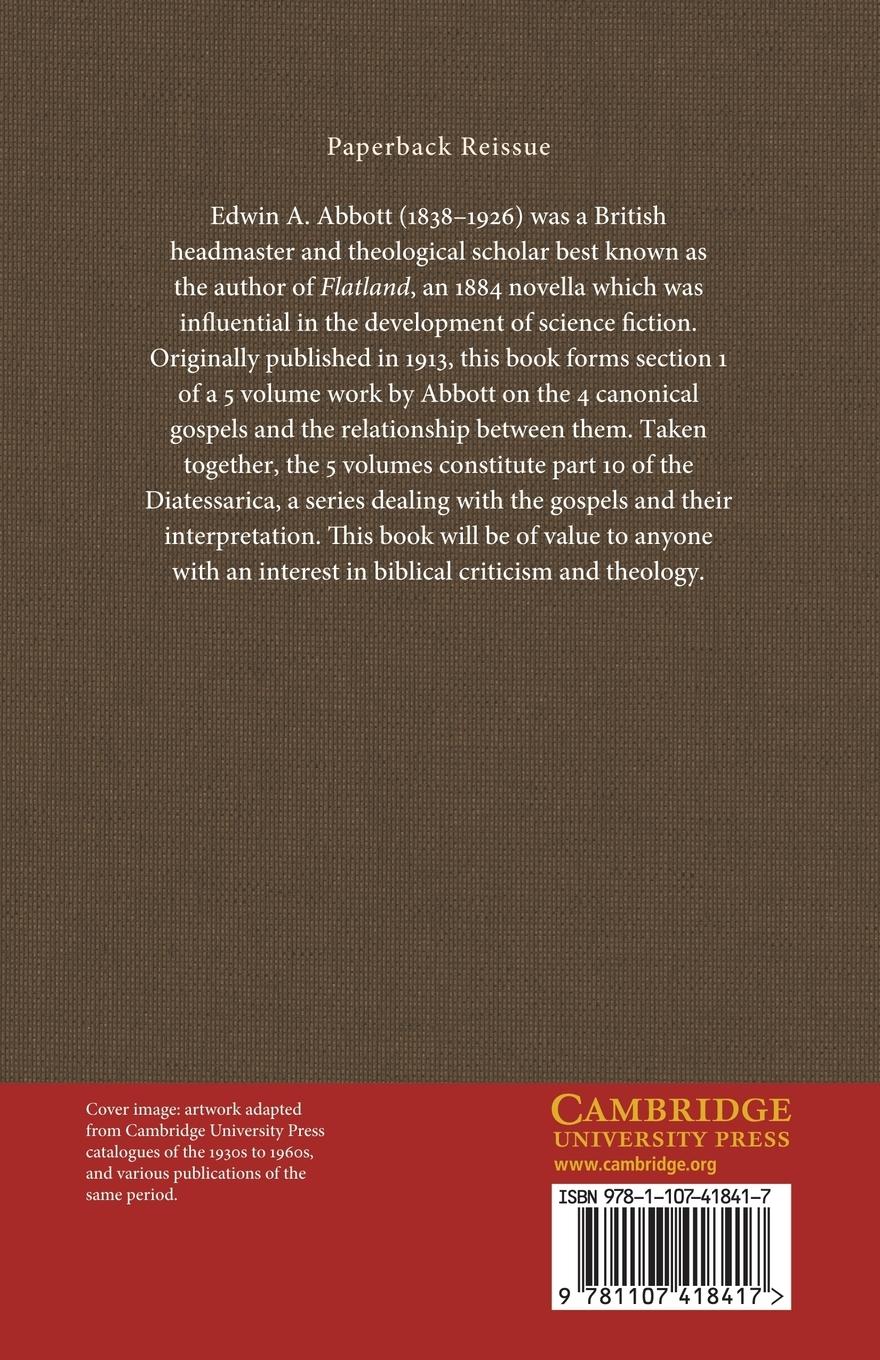 Rückseitencover The Fourfold Gospel