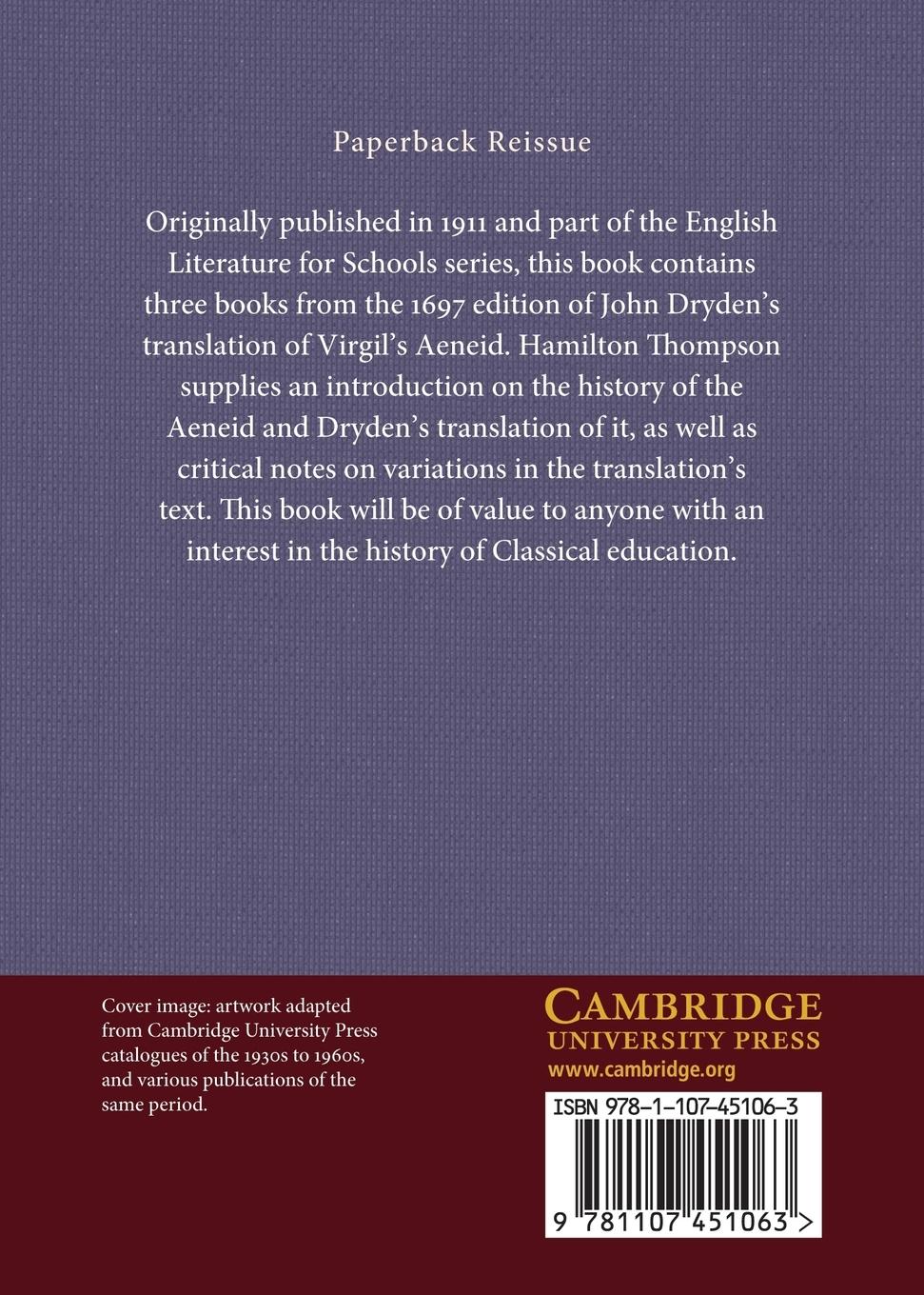 Rückseitencover Virgil's Aeneid