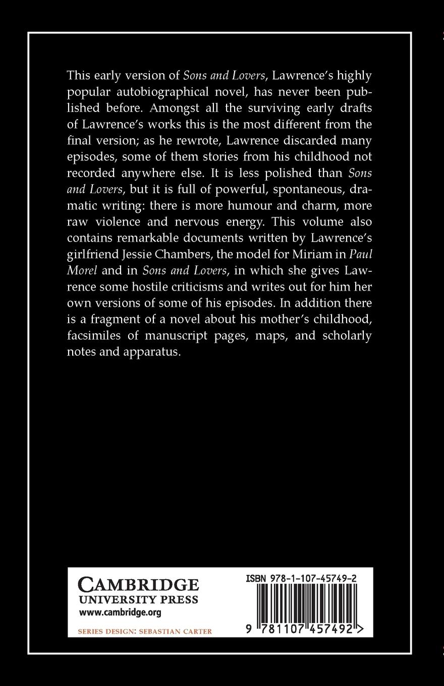 Rückseitencover Paul Morel