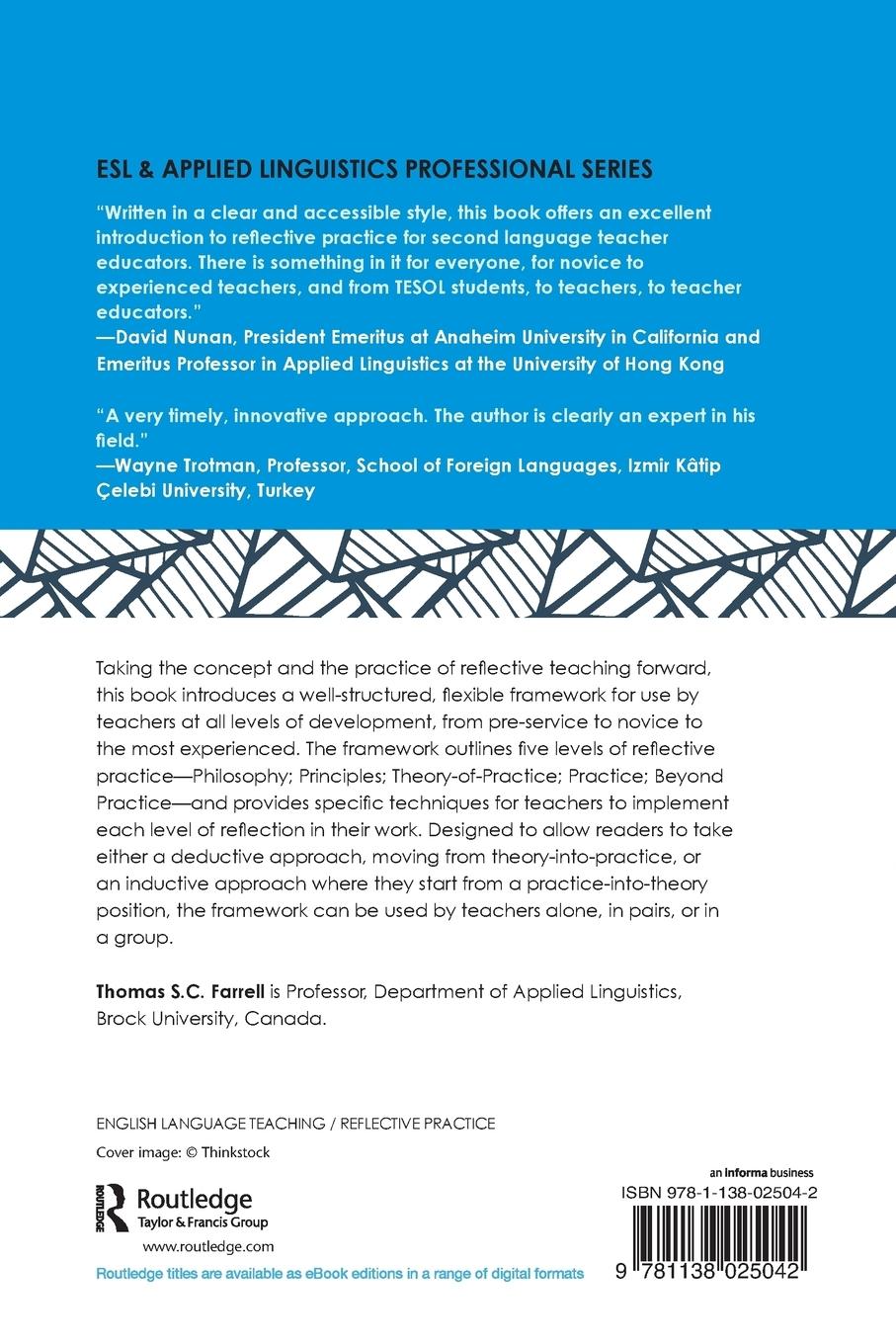 Rückseitencover Promoting Teacher Reflection in Second Language Education
