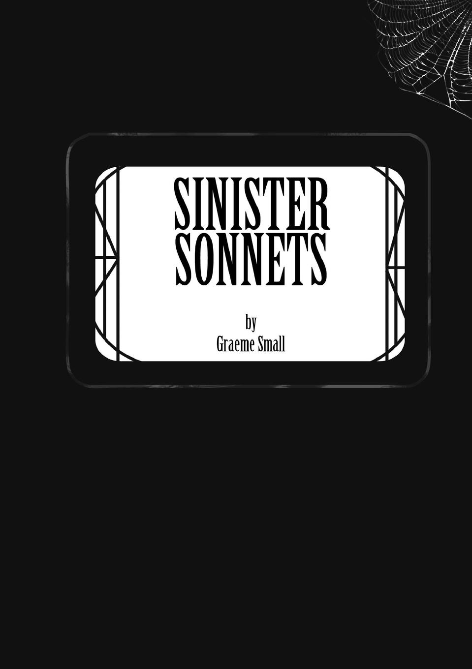 Vorderes Coverbild Sinister Sonnets