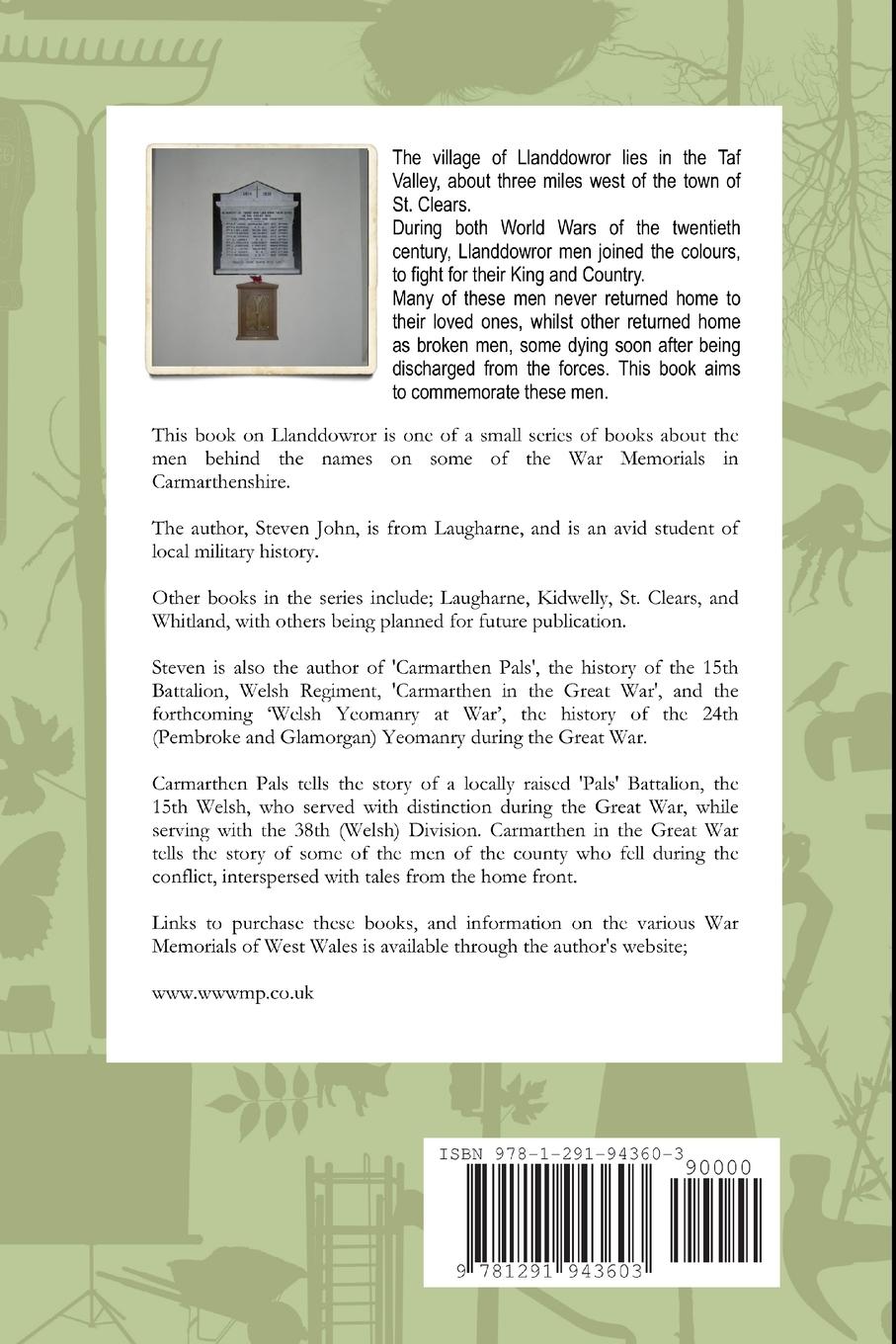 Rückseitencover The Llanddowror Roll of Honour