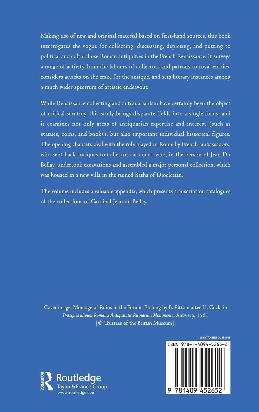 Rückseitencover Roman Antiquities in Renaissance France, 1515-65
