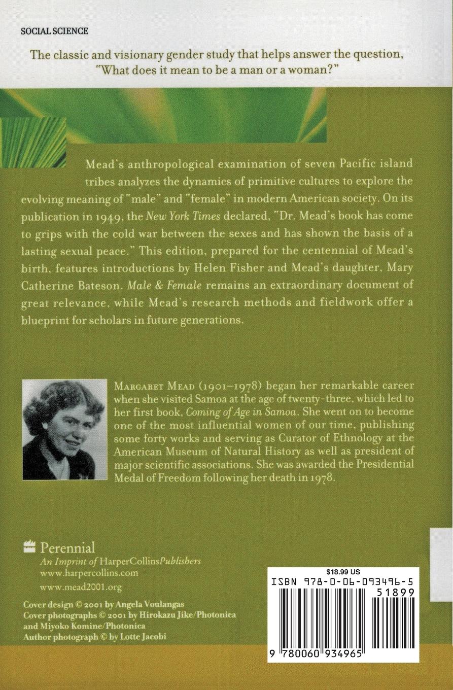 Rückseitencover Male and Female