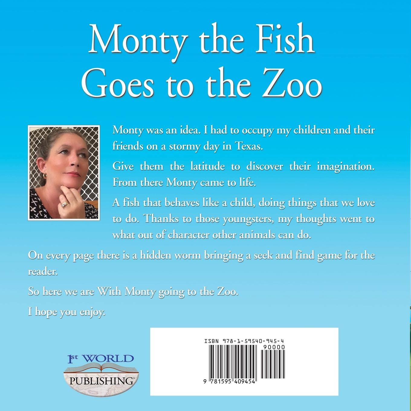 Rückseitencover Monty the Fish Goes to the Zoo