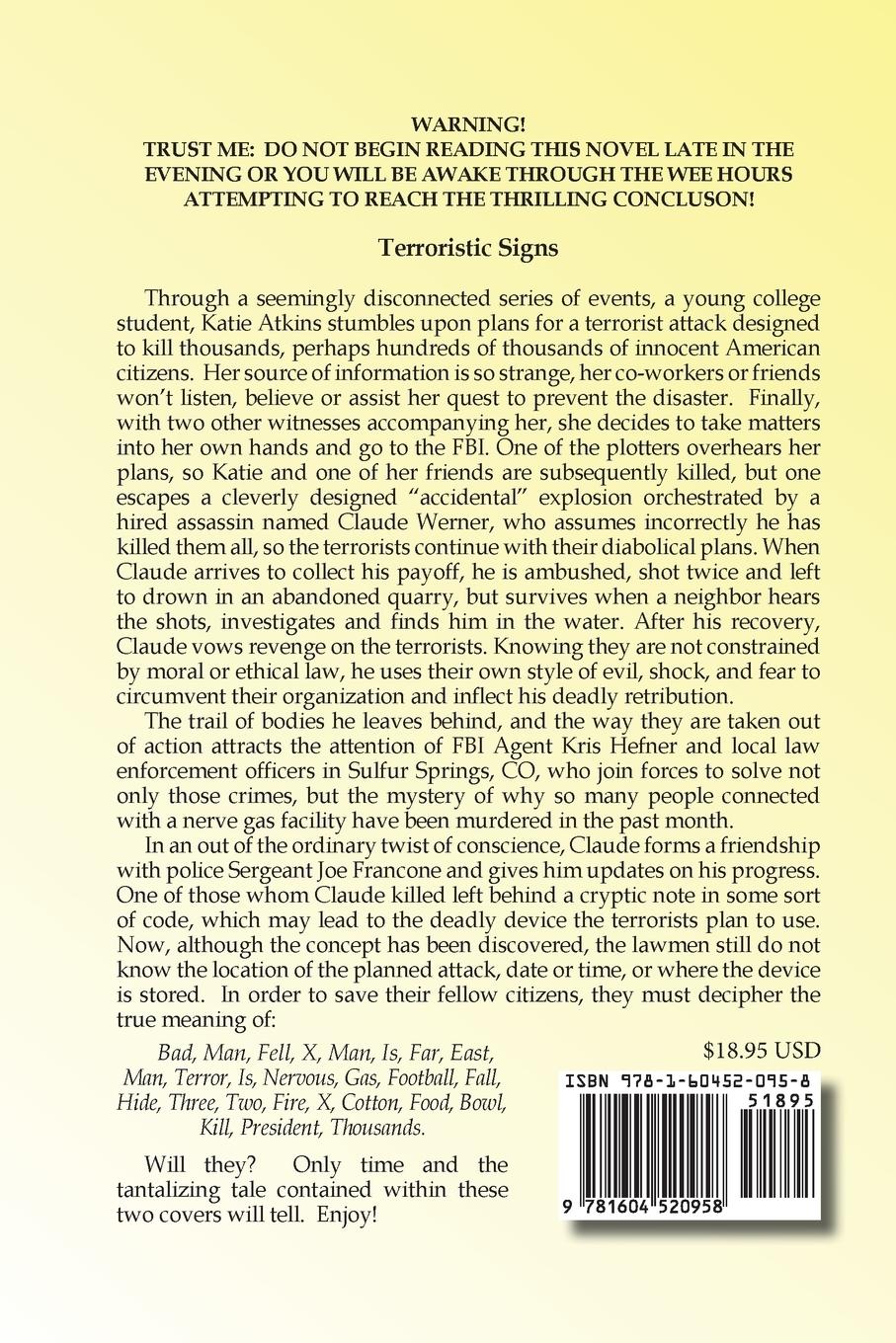 Rückseitencover Terroristic Signs