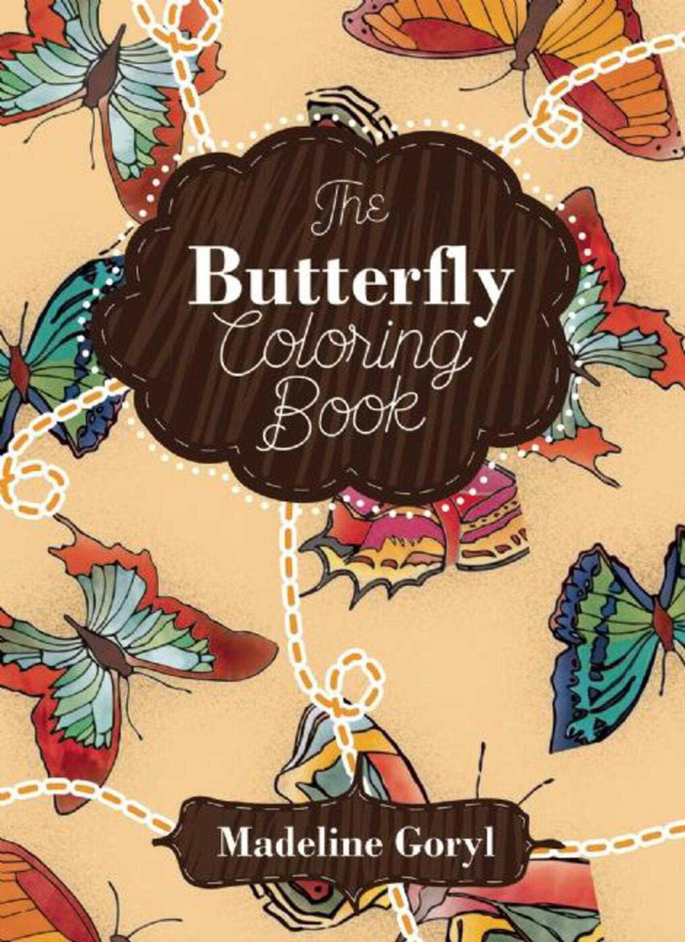 Vorderes Coverbild The Butterfly Coloring Book