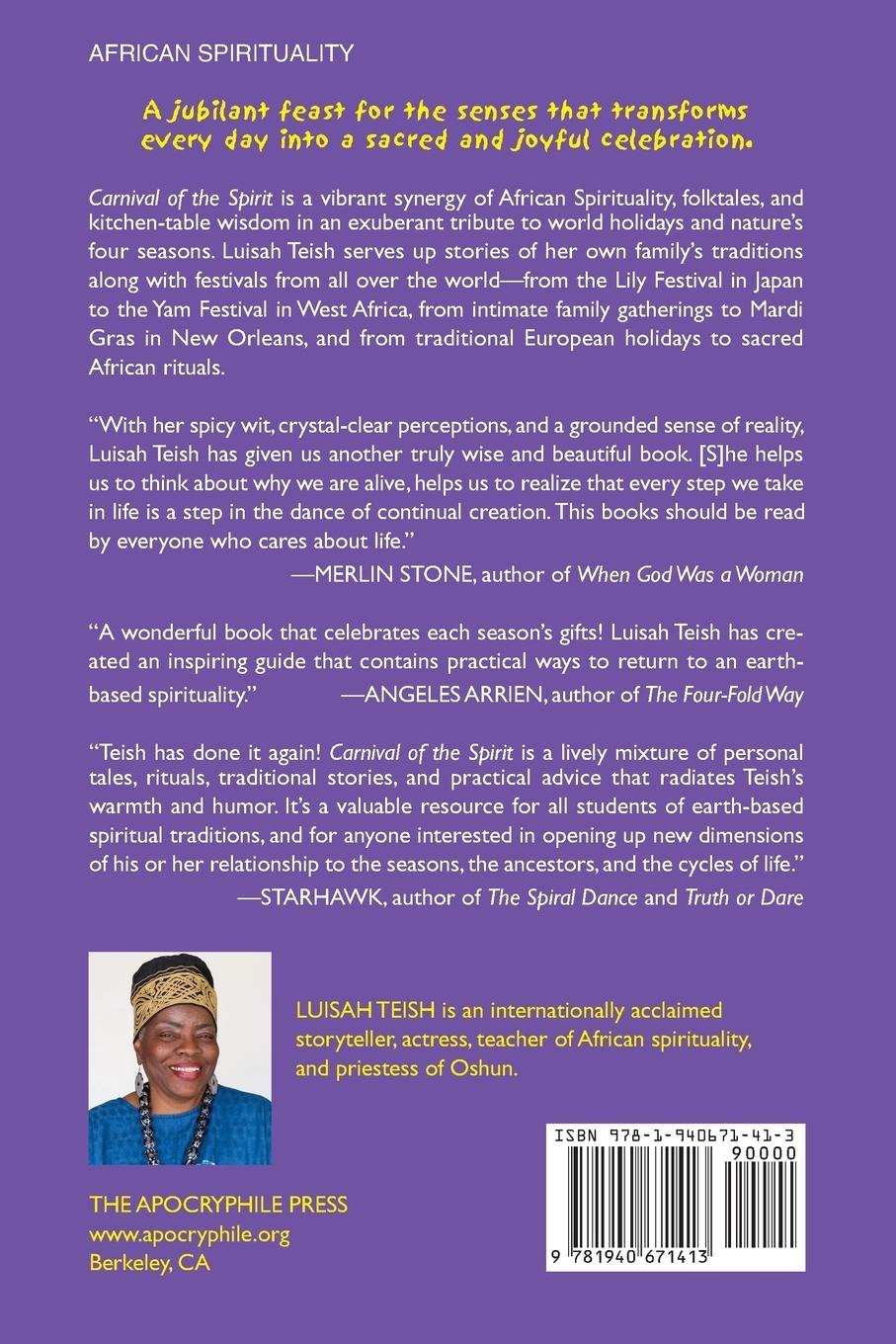 Rückseitencover Carnival of the Spirit