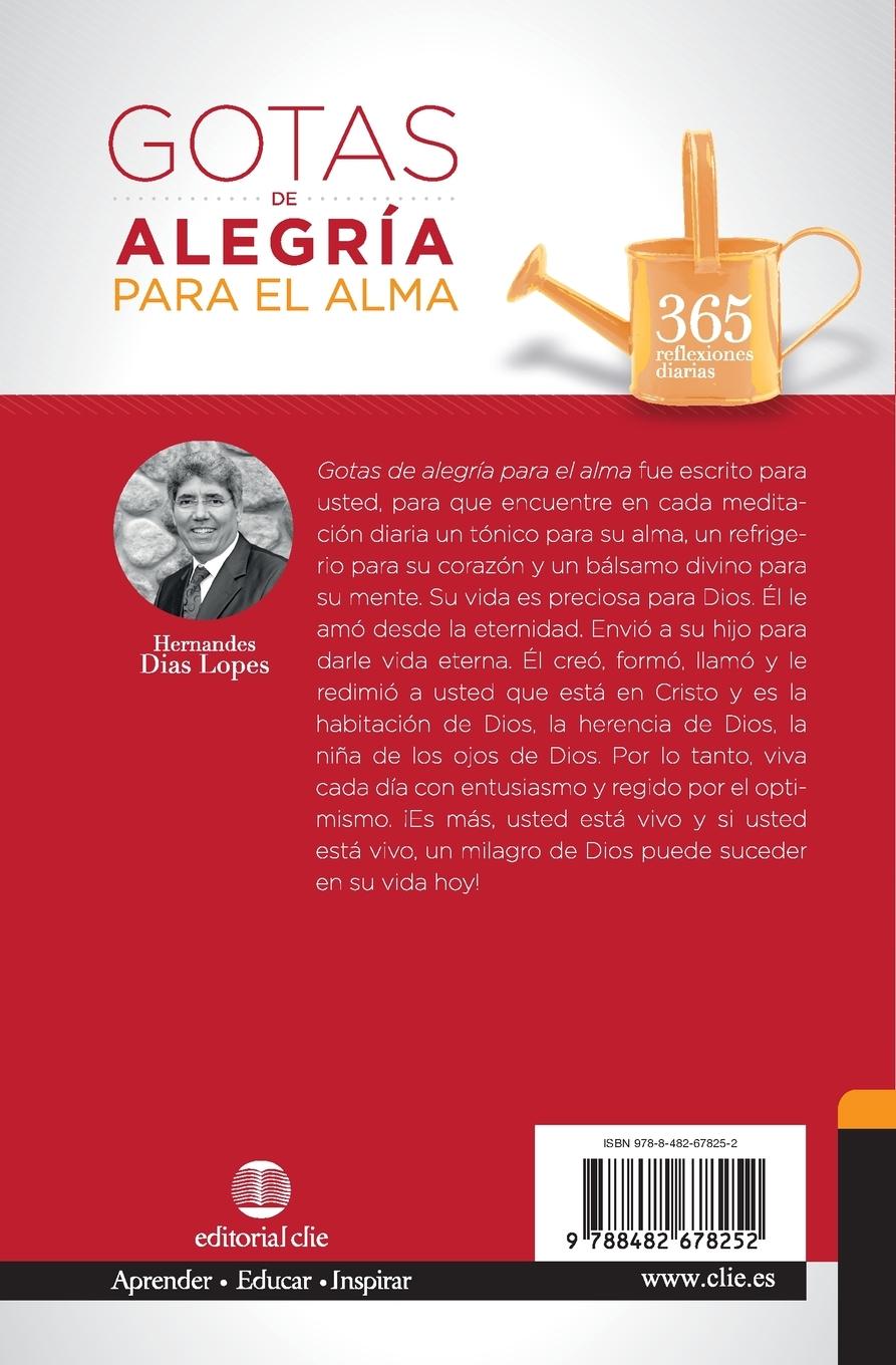 Rückseitencover Gotas de alegría para el alma