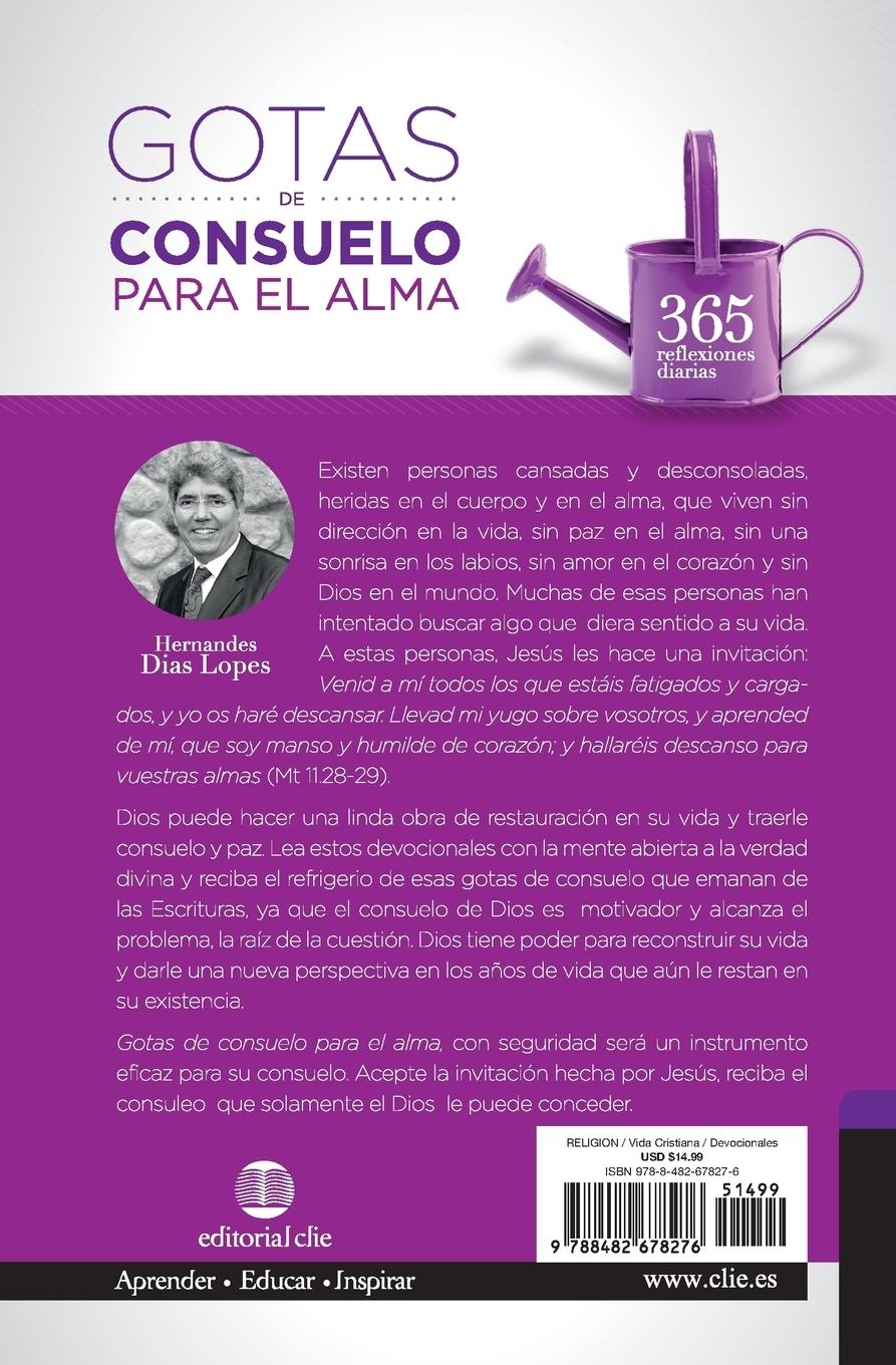 Rückseitencover Gotas de consuelo para el alma