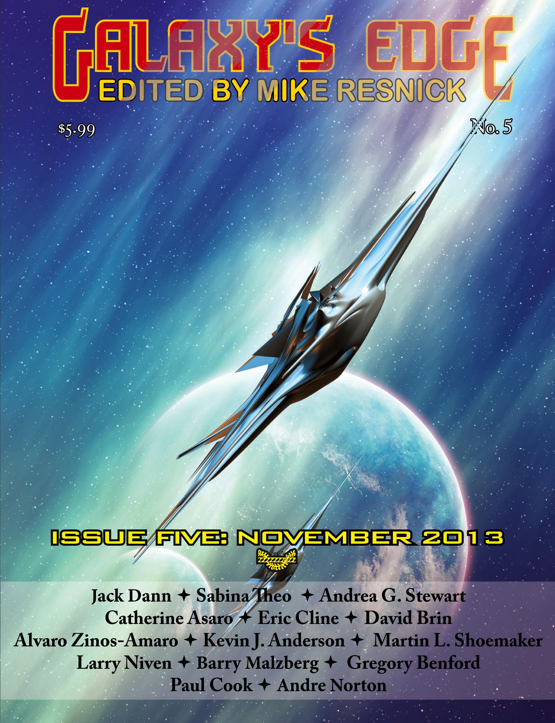 Vorderes Coverbild Galaxy's Edge Magazine