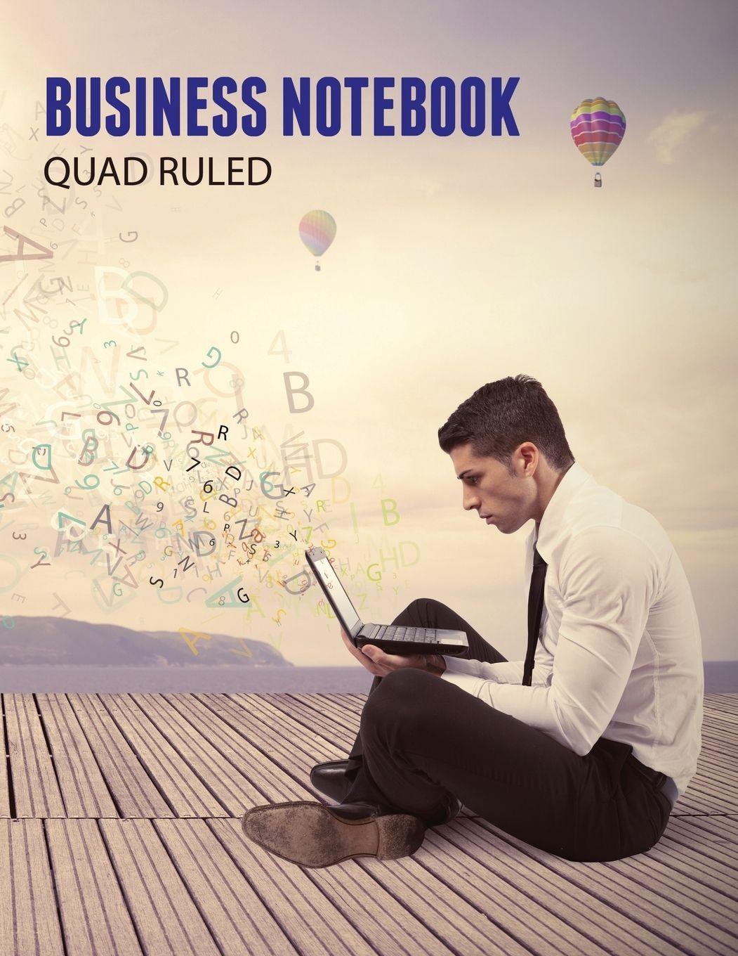 Vorderes Coverbild Business Notebook, Quad Ruled