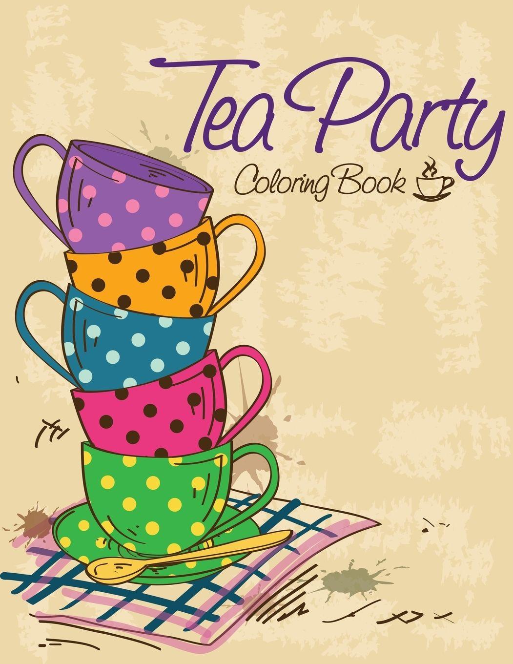 Vorderes Coverbild Tea Party Coloring Book