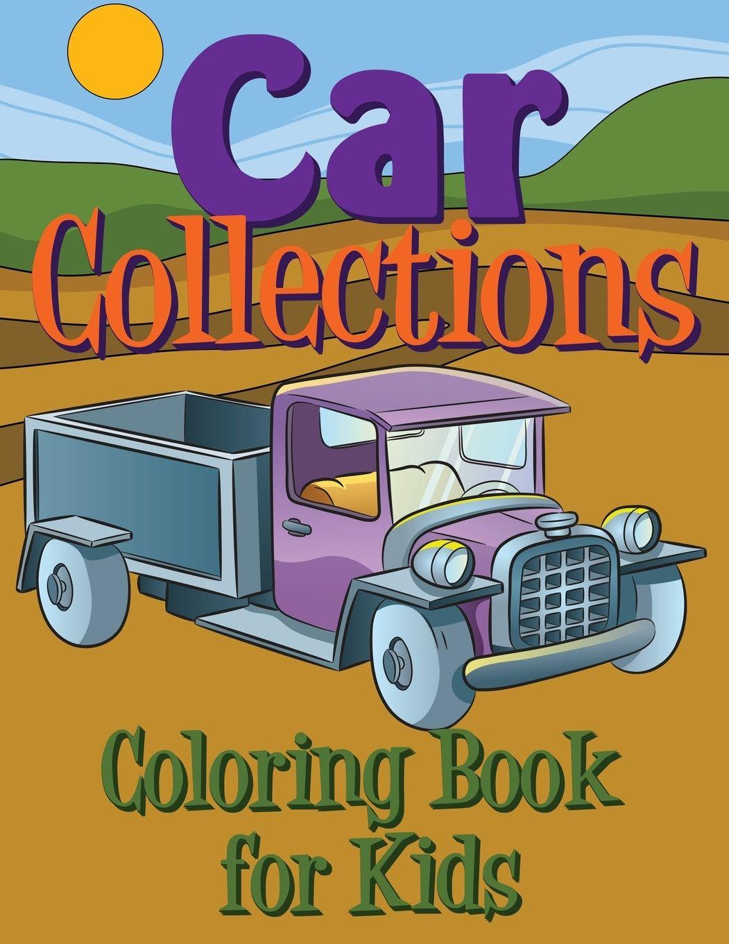Vorderes Coverbild Car Collections Coloring Book for Kids