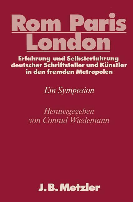Vorderes Coverbild Rom - Paris - London