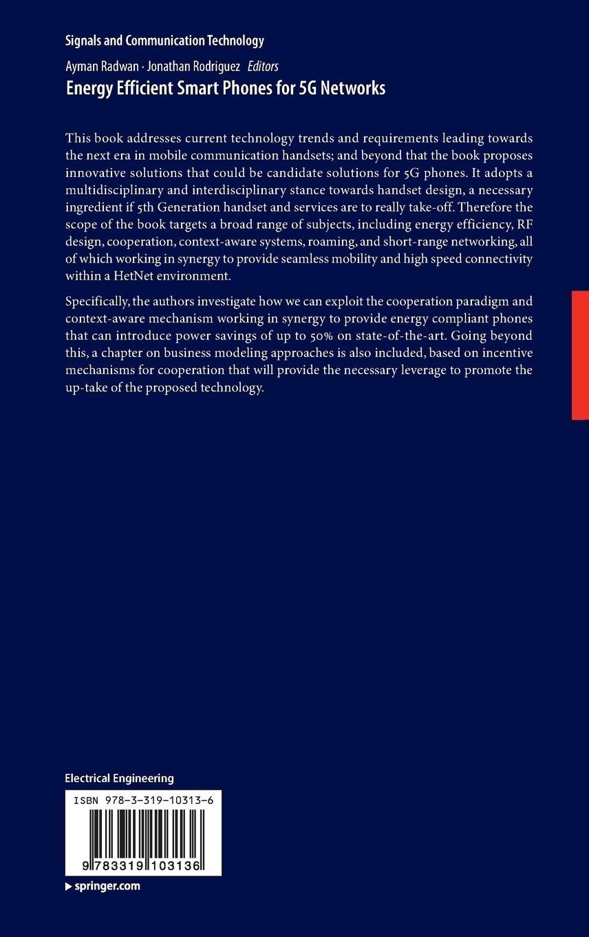 Rückseitencover Energy Efficient Smart Phones for 5G Networks